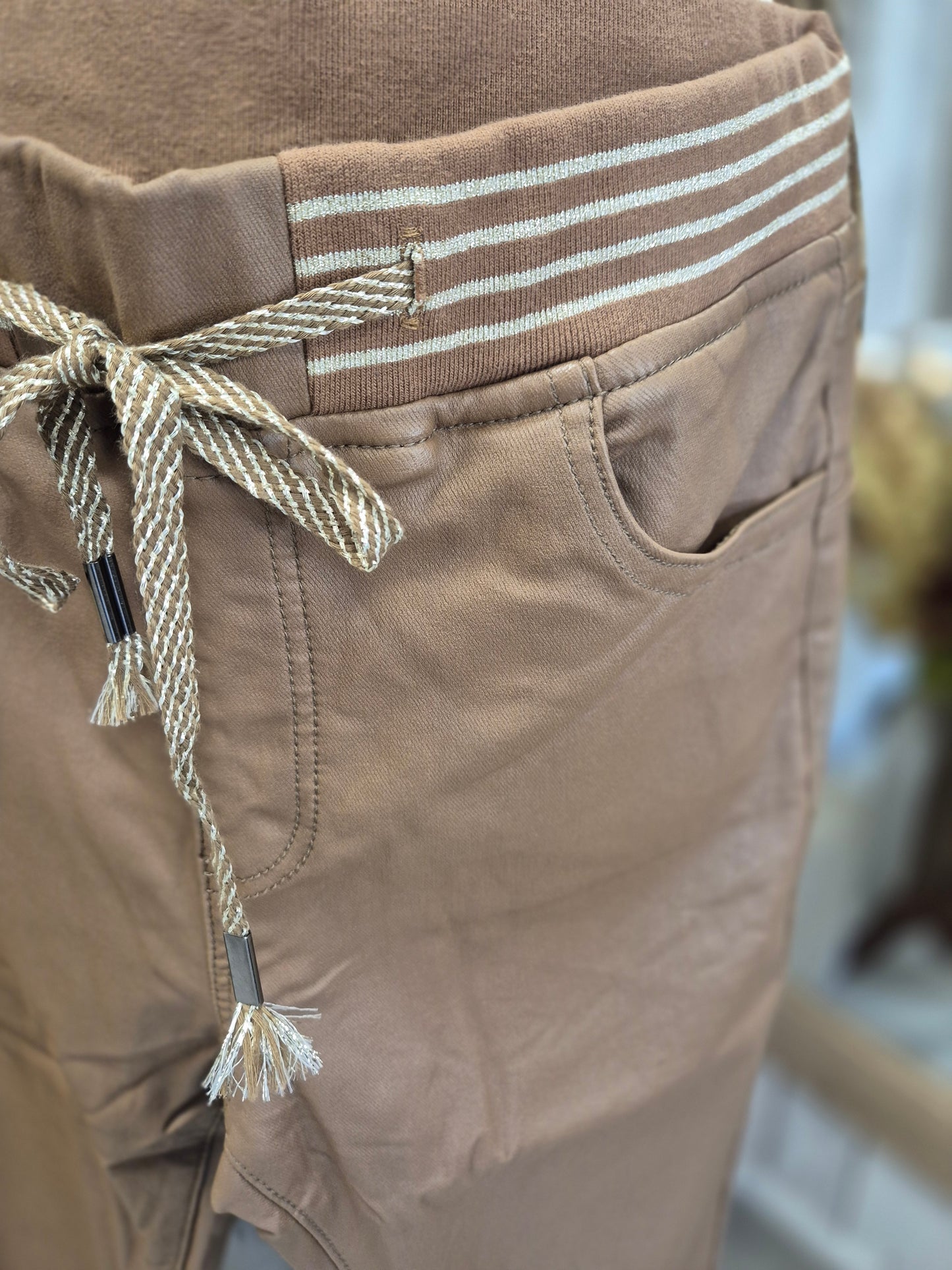 Pantalon Simili Cuir