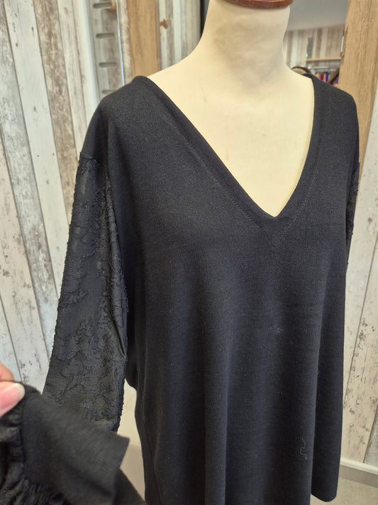 Top manche dentelle TU