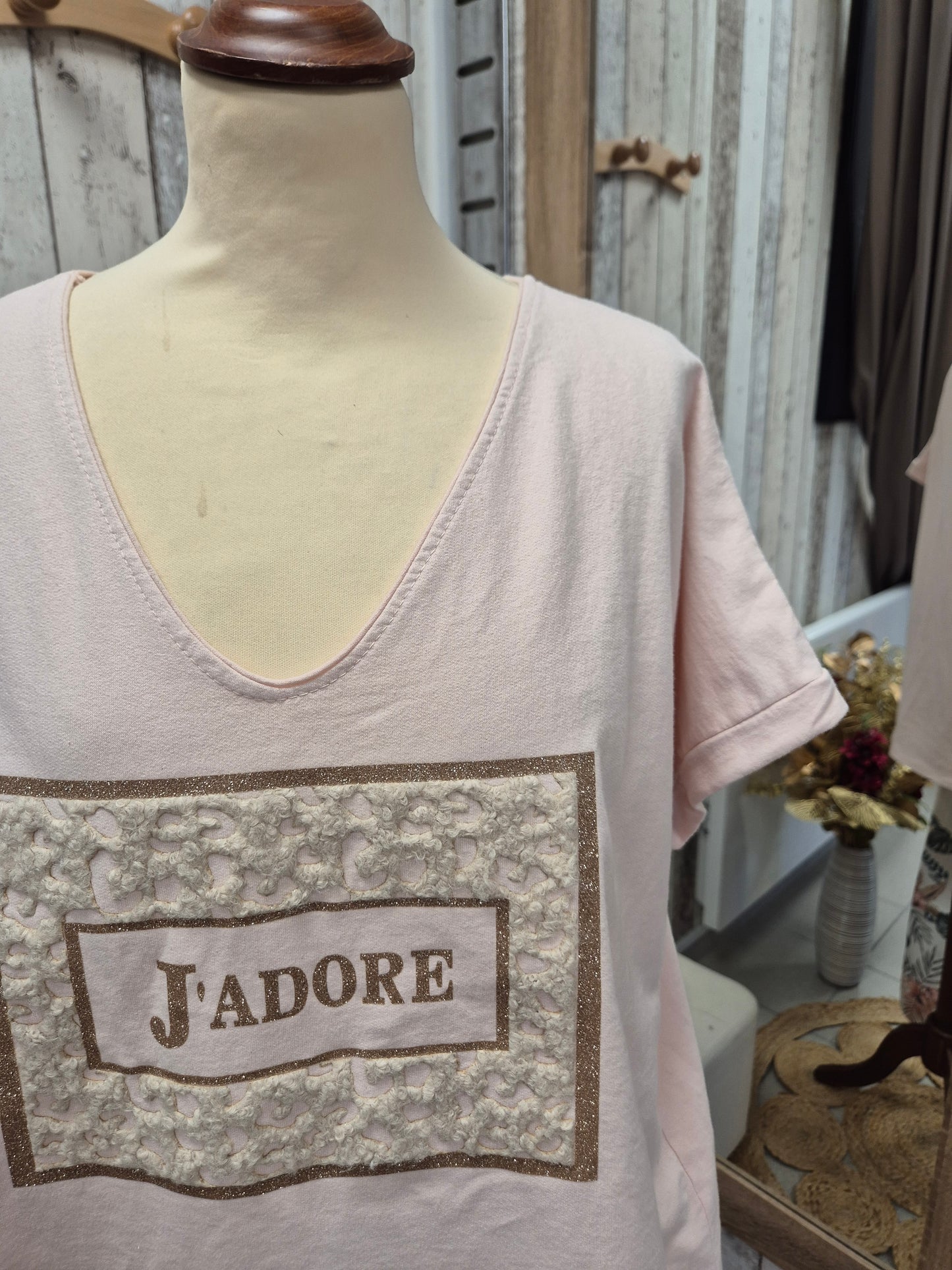 Tee shirt J'ADORE TU