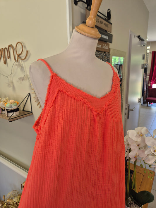 Robe longue GAZE DE COTON TUGT