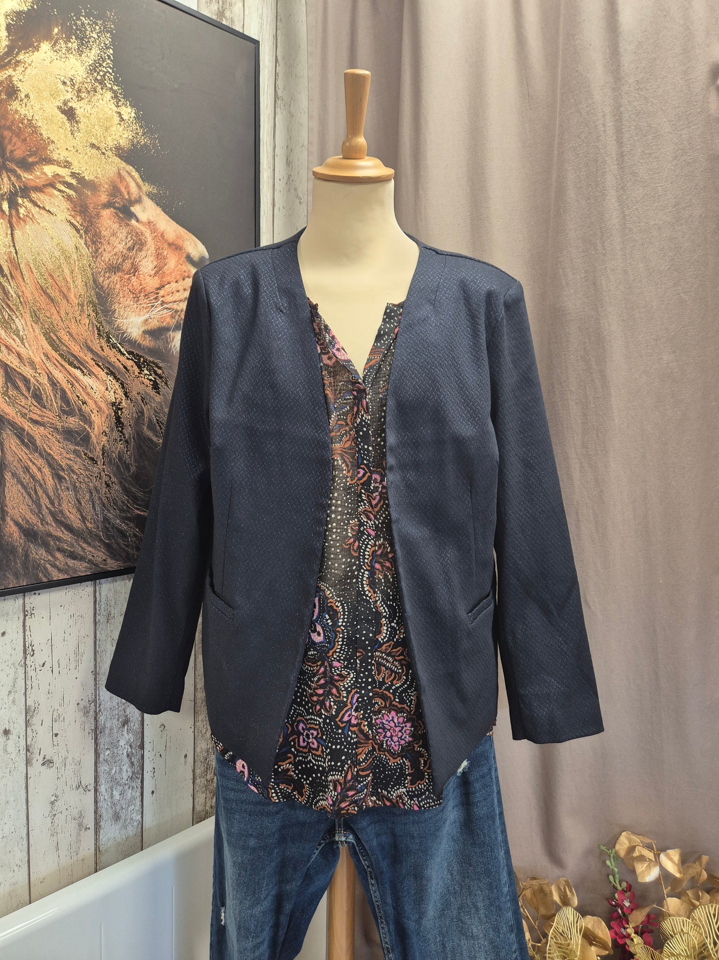 Veste  Marine Damart T 48