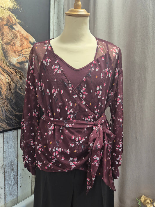 Chemise Cache Coeur T 46 vero Moda