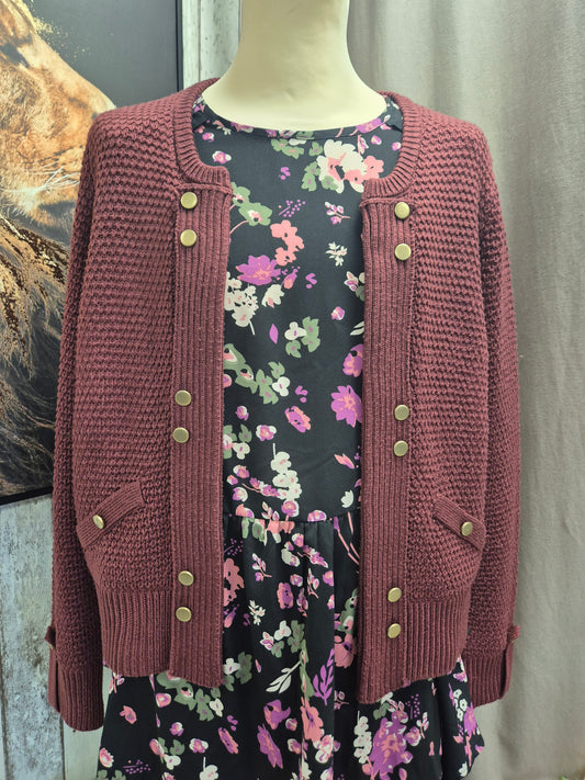 Gilet Bordeaux T 46/48