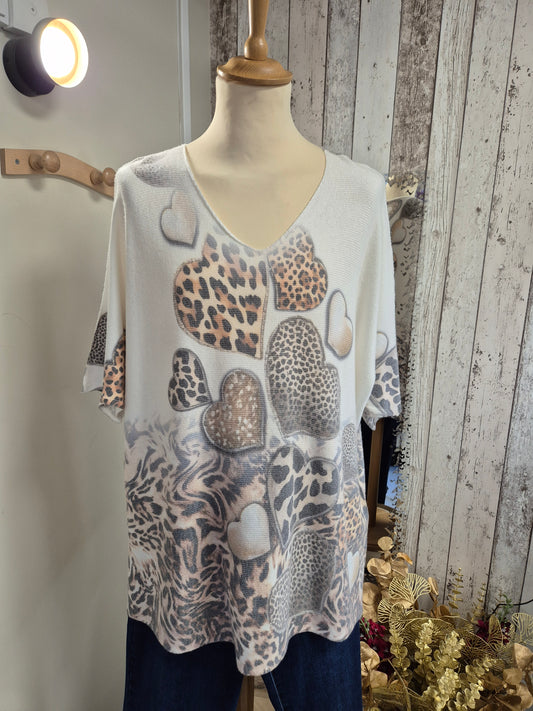 Pull Coeur TU 46 au 56