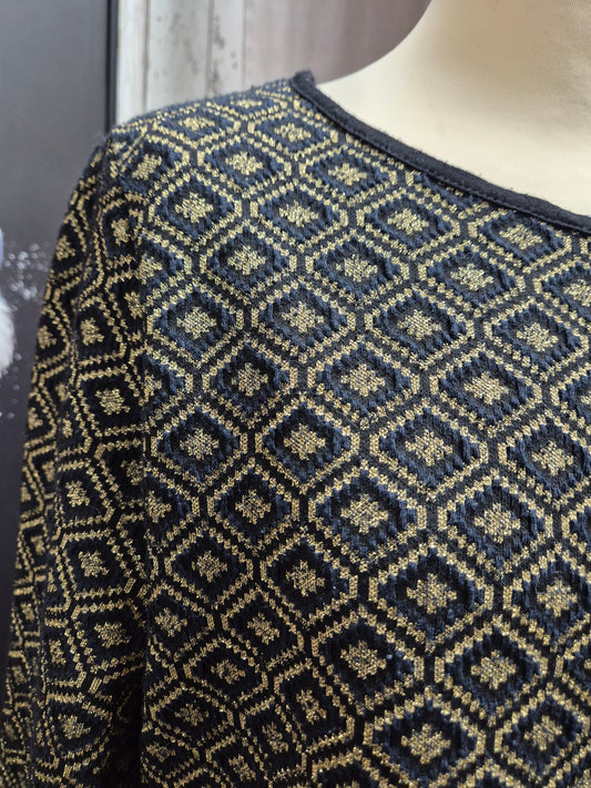 Robe noir dorée T 40/42