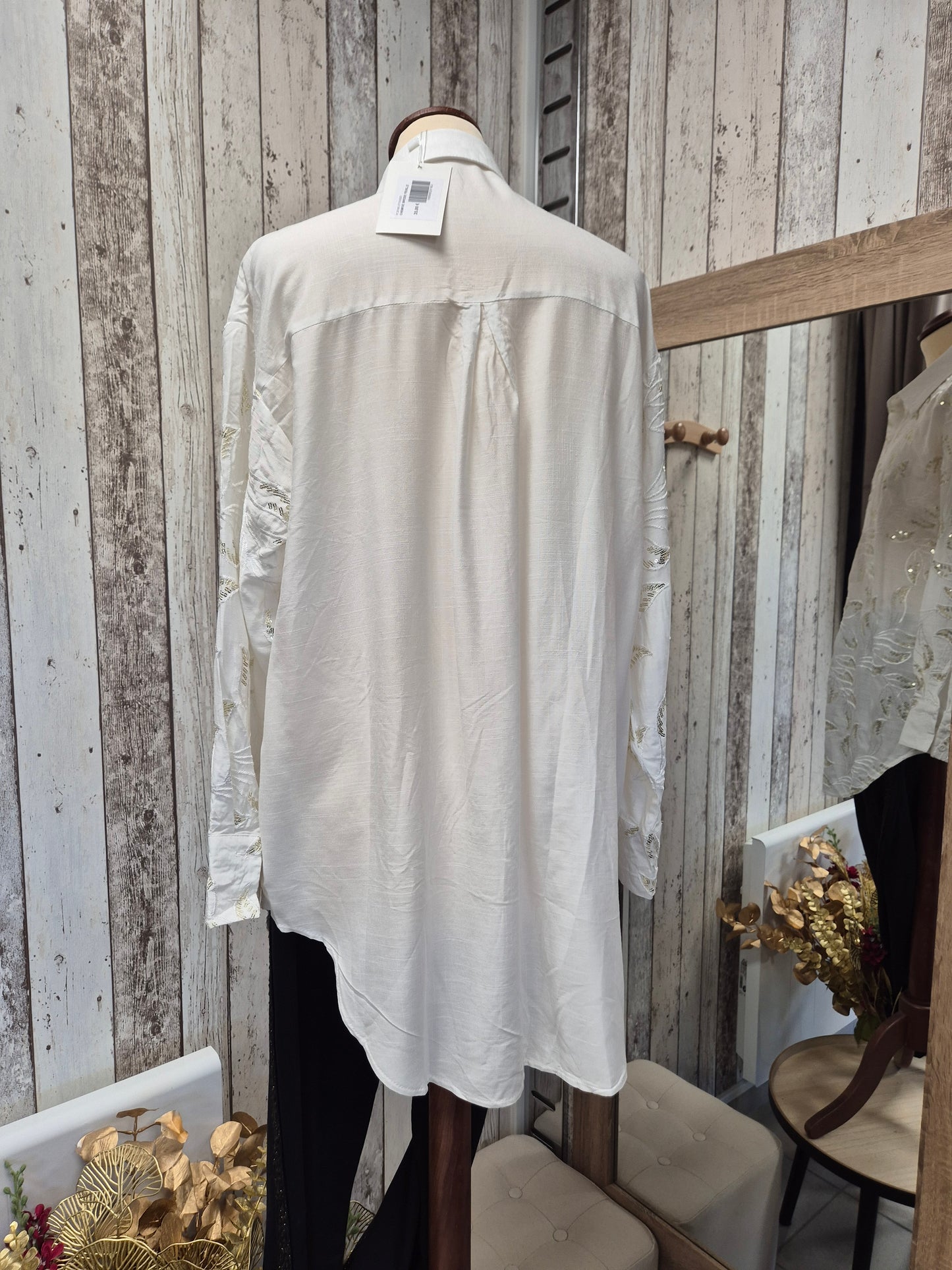 Chemisier Feuille Dorée