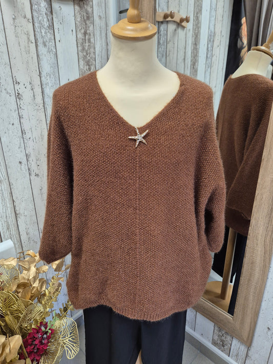 Pull Manches 3/4 TU 44 au 54