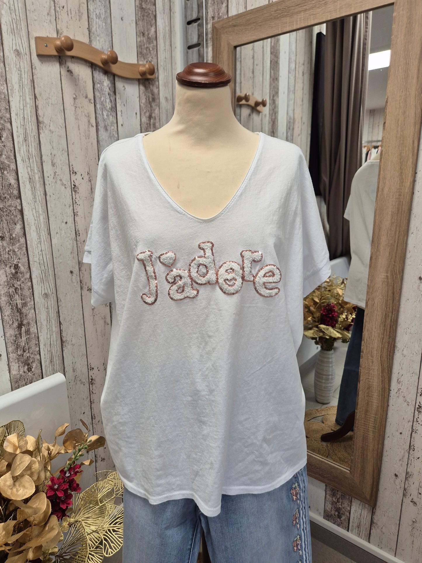 Tee Shirt J'adore TU