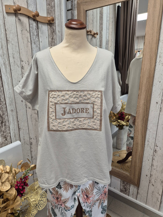Tee shirt J'ADORE TU