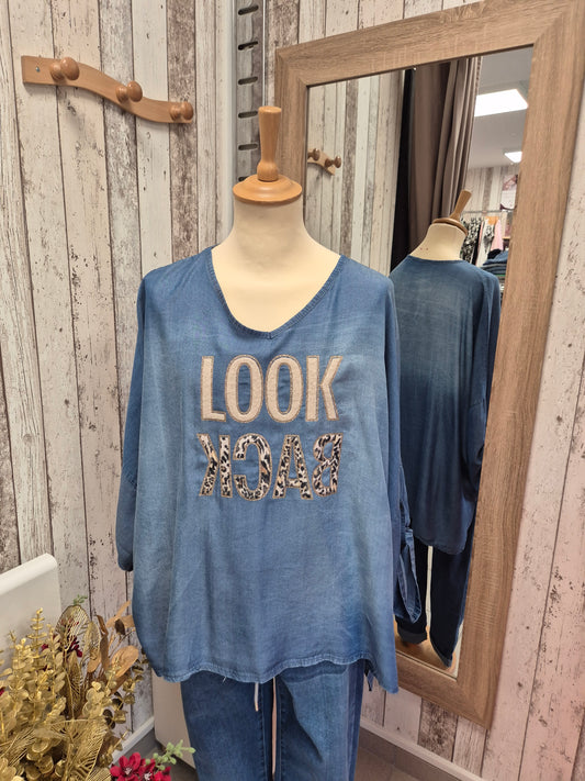 Blouse oversize tencel TU GT