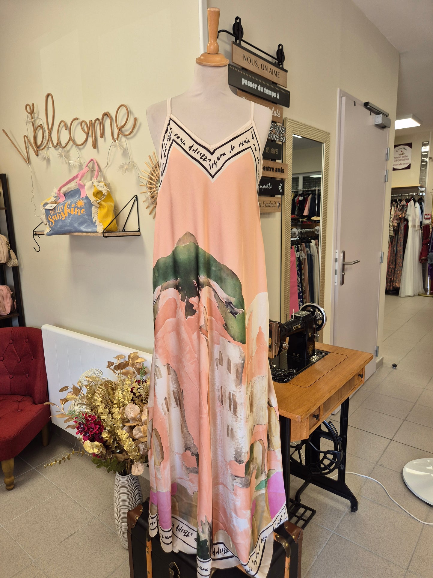 Robe bretelle TU