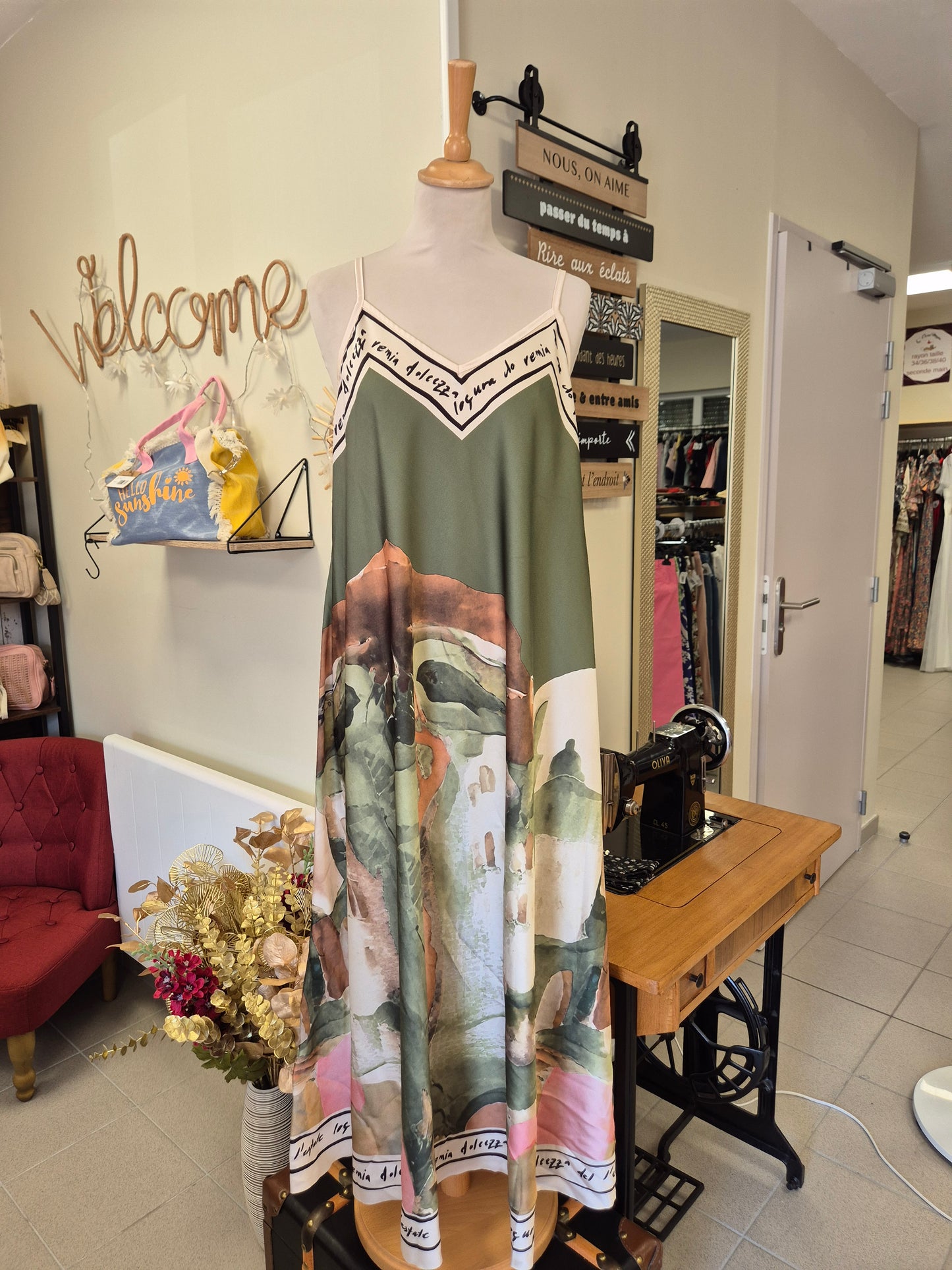 Robe bretelle TU