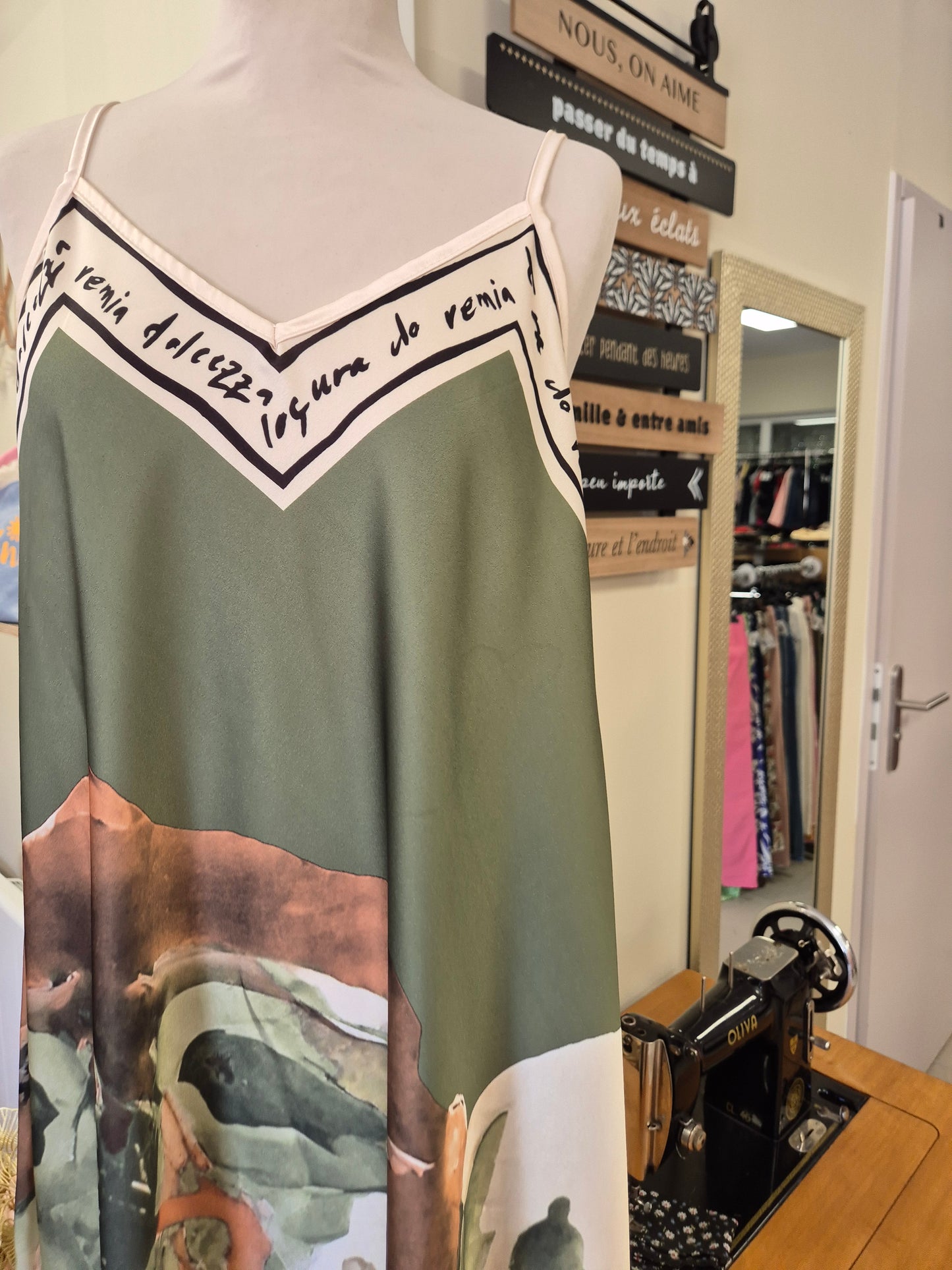 Robe bretelle TU