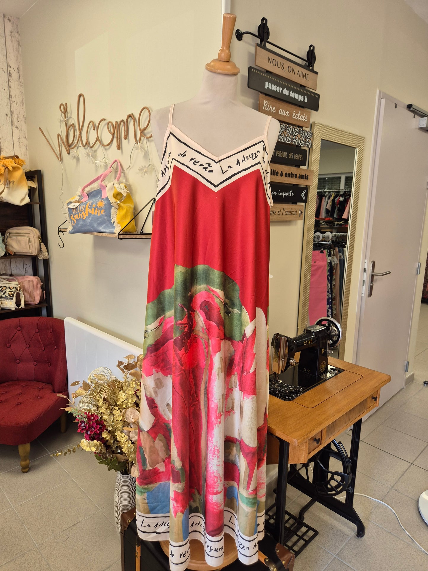 Robe bretelle TU