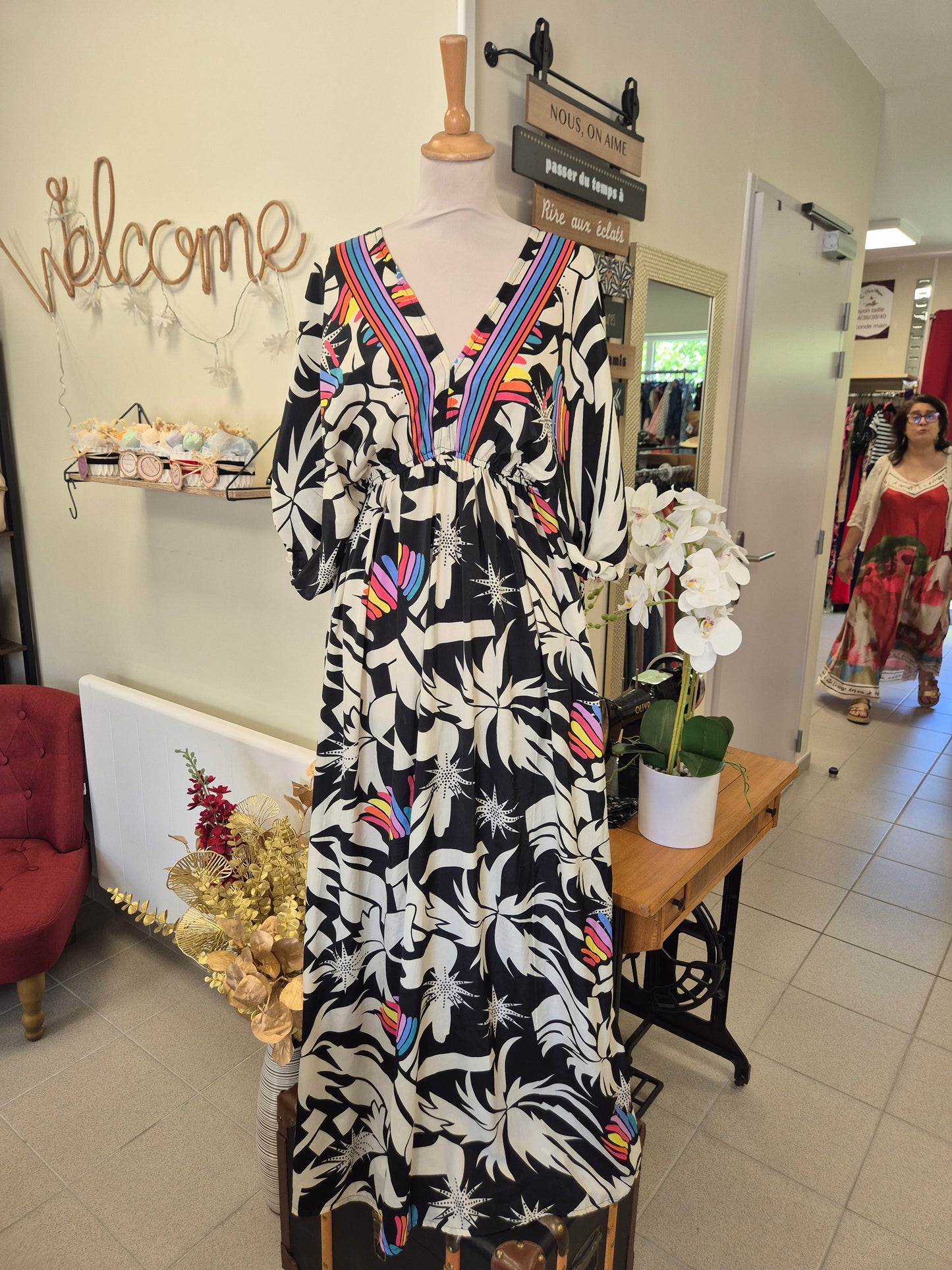 Robe Longue GOLD & SILVER Paris  TU