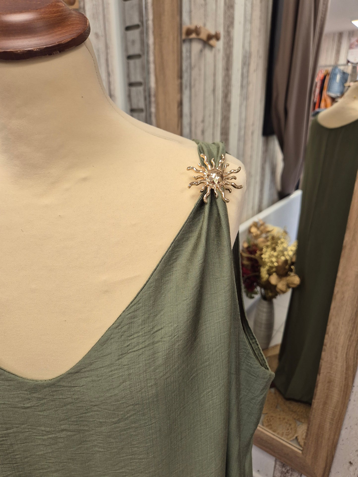 Robe broche soleil TU GT