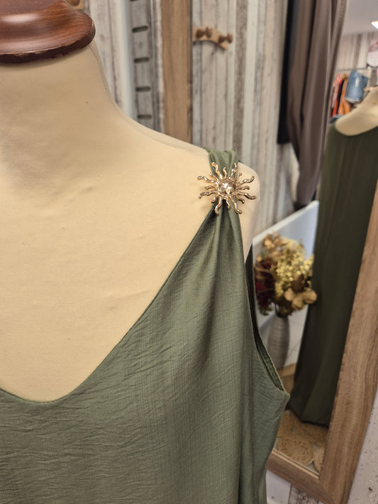 Robe broche soleil TU GT