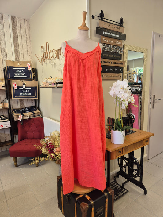 Robe longue GAZE DE COTON TUGT